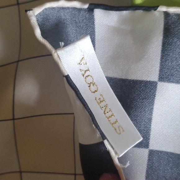 STINE GOYA Tilda scarf - checks - Picture 3 of 3